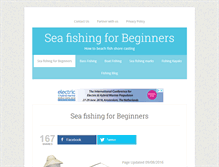 Tablet Screenshot of fishing-blog.co.uk
